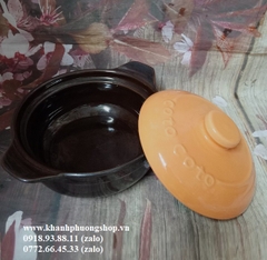 nồi sứ có nắp kho cá kho thịt sứ Nhật siêu bền - nồi sứ kho cá kho thịt