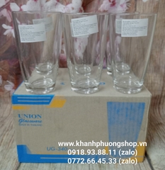 bộ 6 ly trà đá thủy tinh 354ml  - bộ ly thủy tinh thân cao 354ml