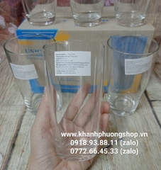 bộ 6 ly trà đá thủy tinh 354ml  - bộ ly thủy tinh thân cao 354ml