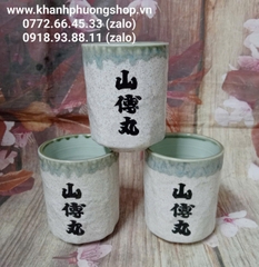 cốc sứ uống trà nóng gốm sứ Nhật cao cấp - cốc sứ uống trà nóng không quai