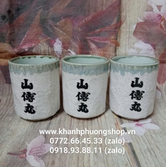 cốc sứ uống trà nóng gốm sứ Nhật cao cấp - cốc sứ uống trà nóng không quai