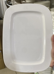 Dĩa chữ nhật sứ Minh Long 32x23 - dĩa sứ hình chữ nhật minh long