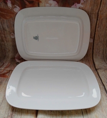 Dĩa chữ nhật sứ Minh Long 32x23 - dĩa sứ hình chữ nhật minh long