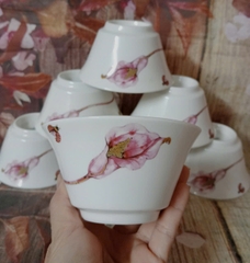 chén cơm Tulips Loa Kèn Hồng sứ Minh Long 11.5cm - chén cơm loa kèm hồng
