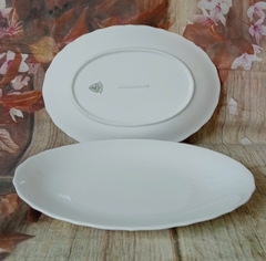 Dĩa hột xoài phẳng gốm sứ Minh Long 22cm - dĩa hột xoài sứ minh long