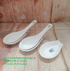 Gác muỗng Lys gốm sứ Minh Long - đồ gác muỗng sứ minh long
