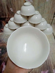 Bộ 10 chén cơm Đài Cát gốm sứ Minh Long - chén sứ minh long