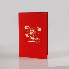 Thỏ phục sinh Thiệp nổi 3d