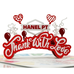Thiệp 3D mừng năm mới của Công ty Hanel PT Việt Nam