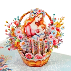 Thiệp nổi 3D Ngày của Mẹ