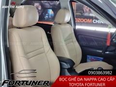 Bọc ghế da Toyota Fortuner cao cấp