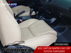 Bọc ghế da Toyota Fortuner cao cấp