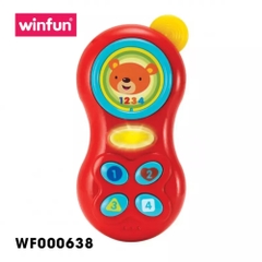 Đồ chơi điện thoại phát nhạc vui nhộn Winfun cho bé màu đỏ WF000638