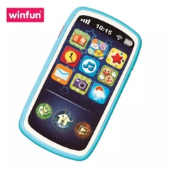 Đồ chơi điện thoại thông minh Winfun cho bé âm thanh vui nhộn, có thể ghi âm 0740