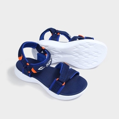 Giày sandal trẻ em màu xanh dương phối cam