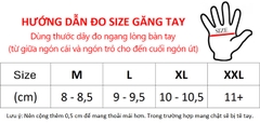 Găng tay da bảo hộ xe mô tô Taichi RST390 đi phượt nhập khẩu cao cấp màu đen - trắng đỏ