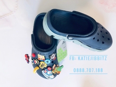 Dép cá sấu Crocs Duet Sport màu Xanh Đen