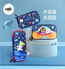 Hộp bút UEK cho bé Space phi hành vũ trụ - Hàng chính hãng