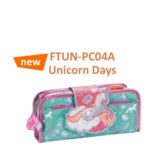 Hộp bút đựng đồ dùng học tập Funtime 2 trong 1  - Unicorn Days - chính hãng Tiger Family