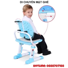 GHẾ HỌC SINH CHỐNG GÙ, CHỐNG CẬN MÀU XANH CB-001