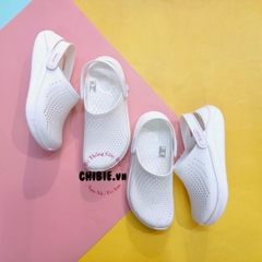 Giày Crocs LiteRide màu full trắng