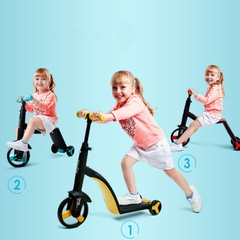 Xe chòi chân/ scooter/ xe đạp 3 bánh CAYABE Nadle 3 trong 1 TF3 màu đỏ