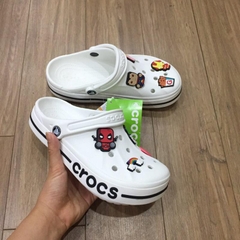 Dép cá sấu Crocs Baya màu trắng