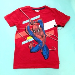 Áo thun bé trai người nhện Spiderman màu đỏ đu dây