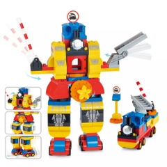 Đồ chơi Smoneo Duplo Lego - Bộ xếp hình lắp ghép Robot - 92 mảnh ghép - 77008