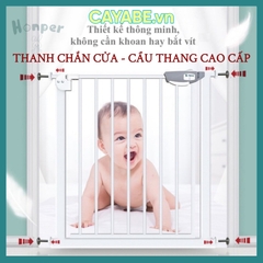 Thanh chắn cửa, thanh chắn cầu thang CAYABE Honper giữ an toàn cho bé (không cần khoan bắt vít)