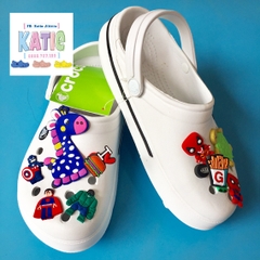 Dép cá sấu Crocs Band 2.5 màu Trắng