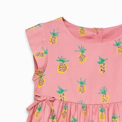 Đầm bé gái hình quả dứa Pineapple màu hồng