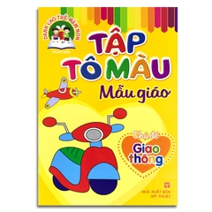 Tập tô màu mẫu giáo - giao thông