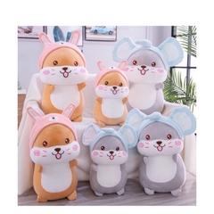 THÚ NHỒI BÔNG CHUỘT HAMSTER ĐỘI NÓN DỄ THƯƠNG