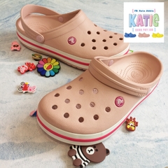 Dép cá sấu Crocs Band màu hồng