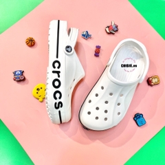 Dép cá sấu Crocs Baya màu trắng