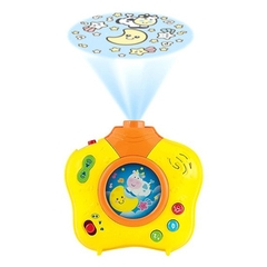 Đèn ngủ chiếu trăng sao ru bé ngủ phát nhạc và tiếng nhạc trắng Winfun WF000806A-NL