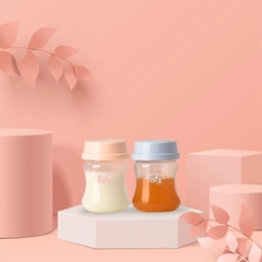 BÌNH TRỮ SỮA 140ML (BỘ 3 BÌNH) - STORE 2 - FATZBABY FB0140VNH