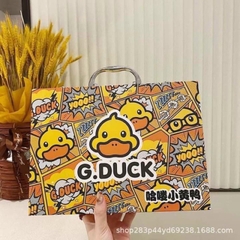 Va li bút màu sáp, màu nước, chì màu, bút lông vịt vàng G.Duck cho bé (67 món)