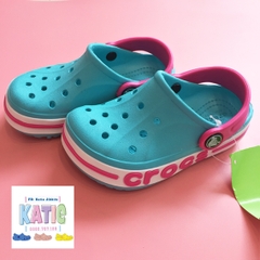 Dép cá sấu Crocs trẻ em Baya màu Xanh dương