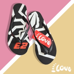 Dép Lào Feetlove 3 cm đen hình con kiến