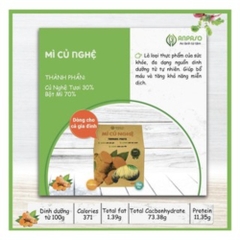 Mì Củ Nghệ Tự Nhiên Nguyên Chất Anpaso ăn chay giảm cân 120gr