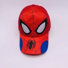 Mũ nón lưỡi trai hoạt hình dễ thương hình Spiderman màu đỏ
