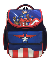 Cặp chống gù học sinh Bebé Marvel - Smart Kid Chiến binh Captain America dũng cảm