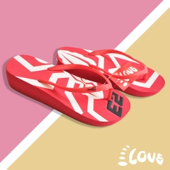 Dép Lào Feetlove 3 cm đỏ hình con kiến