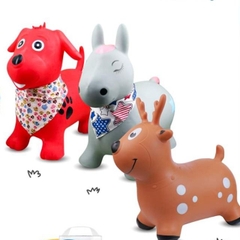 Thú nhún bơm hơi hình con lừa dễ thương CAYABE Toys House PA366