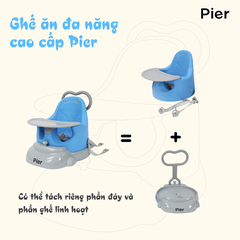 Ghế ăn đa năng cao cấp Cayabe Pier màu xanh dương