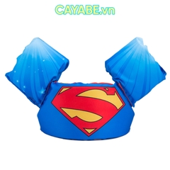 Phao bơi cho bé CAYABE siêu nhân Superman màu xanh (phao tay kèm phao đỡ ngực cho trẻ em)