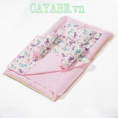 Chăn mền trẻ em chần bông hai mặt vải cotton 100% (đặt may theo size và mẫu vải yêu cầu)