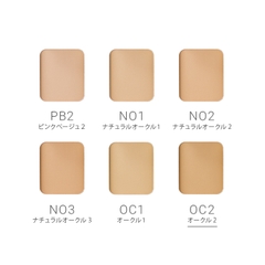 Phấn nền trang điểm chống nắng - naturaglacé CLEAR POWDER FOUNDATION OC2